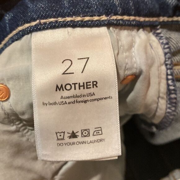 MOTHER Superior The Scrapper Ankle Jean in Cowboys Don't Cry Size 27 - Picture 9 of 10